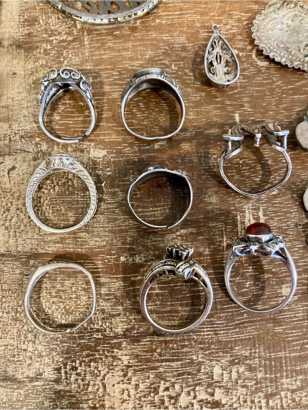 Broken Sterling Silver Jewelry Lot for Crafting - Picture 8 of 17